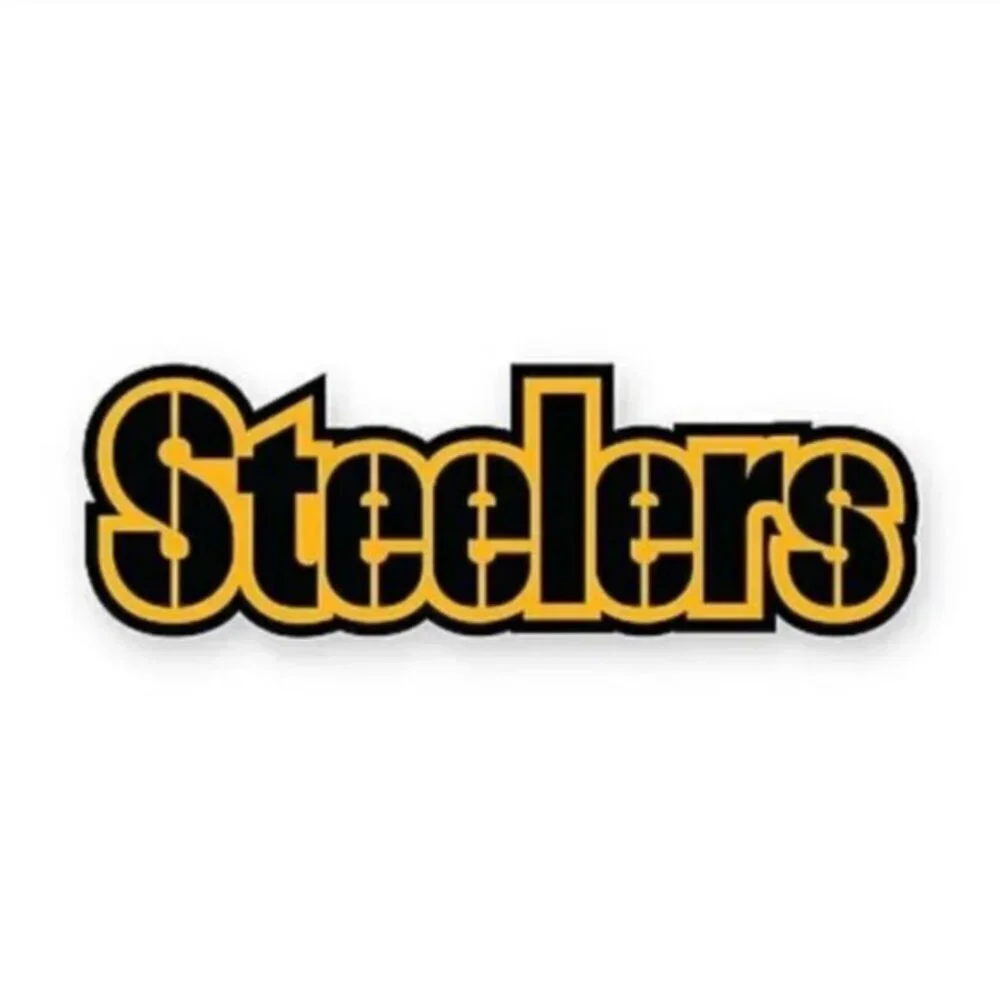 Pittsburgh Steelers Fan Bracelet • Black Agate • Teen Boys Girls Unisex 6.75